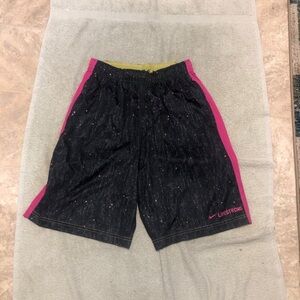 Nike Yellow and Pink Dri-FIT Shorts